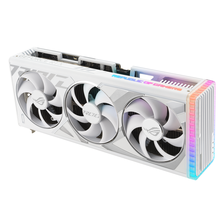 asus geforce rtx 4080 super republic of gamers strix white