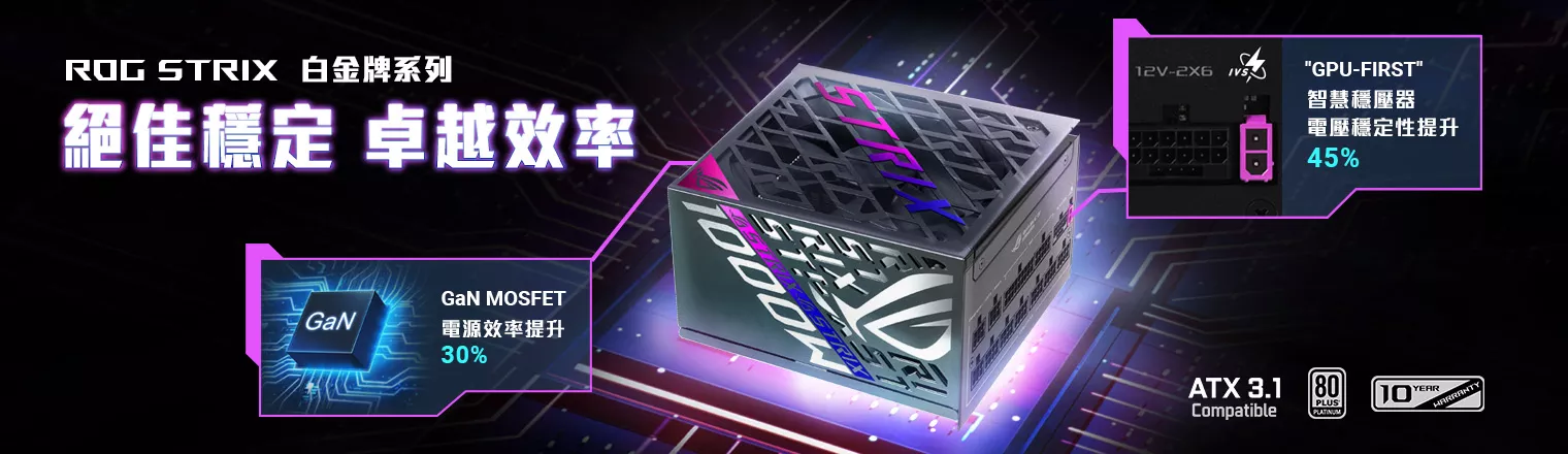 ROG STRIX 白金牌 PSU