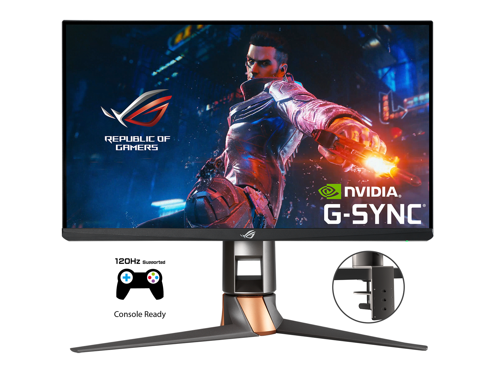 定形外発送送料無料商品 asus rog pg259qnr 360hz ゲーミングモニター