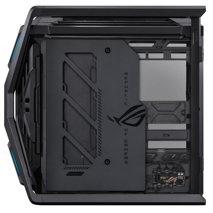 ROG Hyperion BTF right side view without side panel