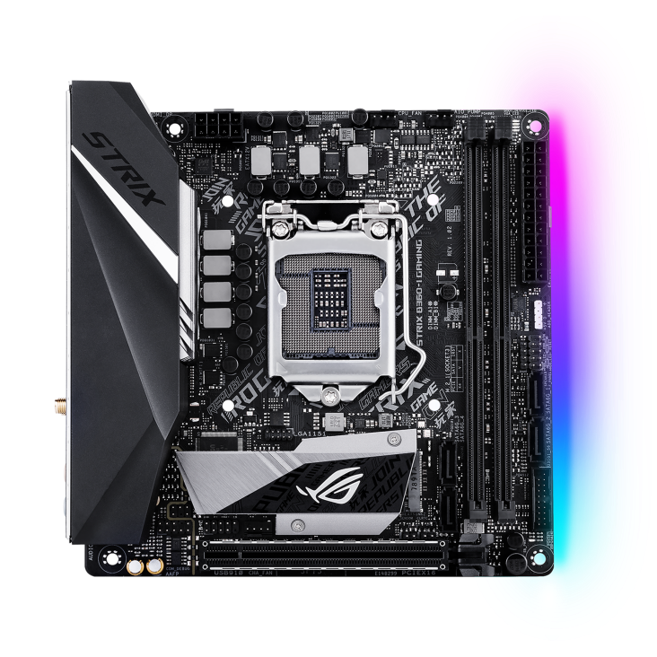 ROG STRIX B360-I GAMING front view