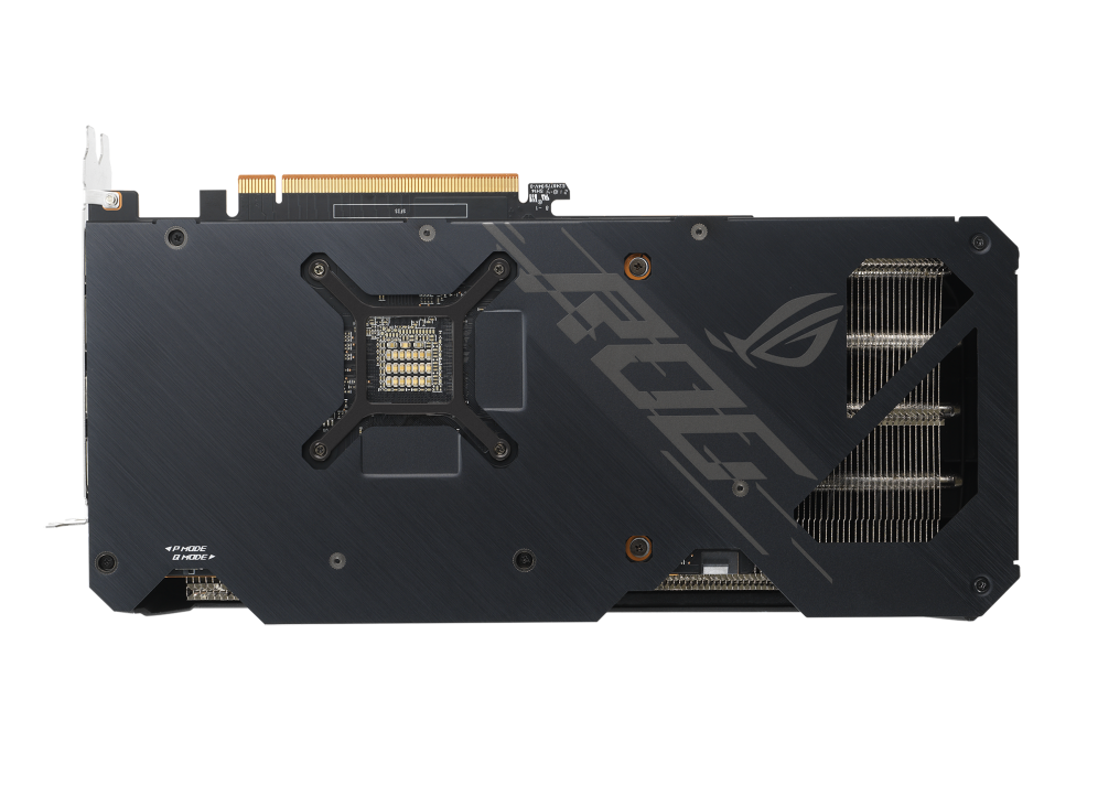 ROG Strix Radeon™ RX 6650 XT OC Edition graphics card, rear view