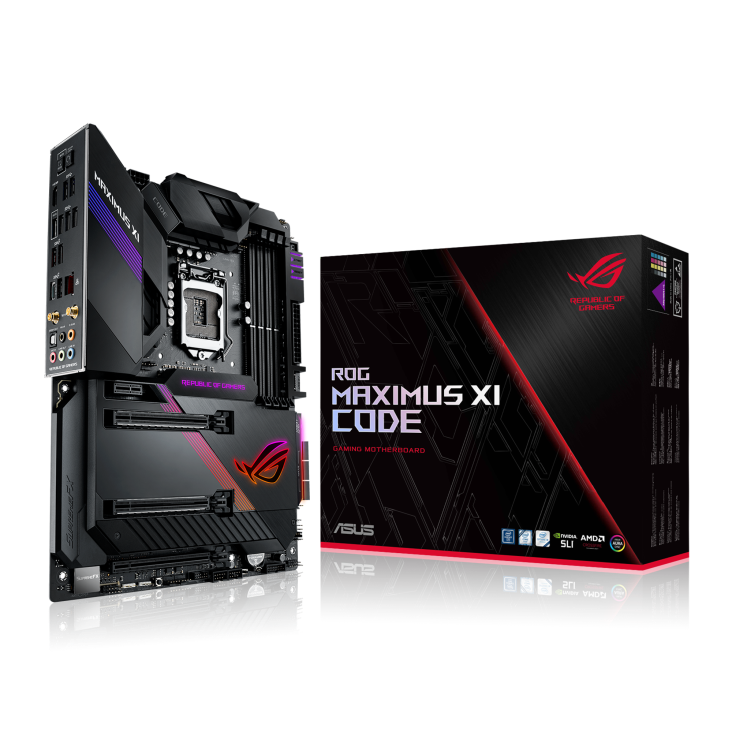 ROG MAXIMUS XI CODE with the box