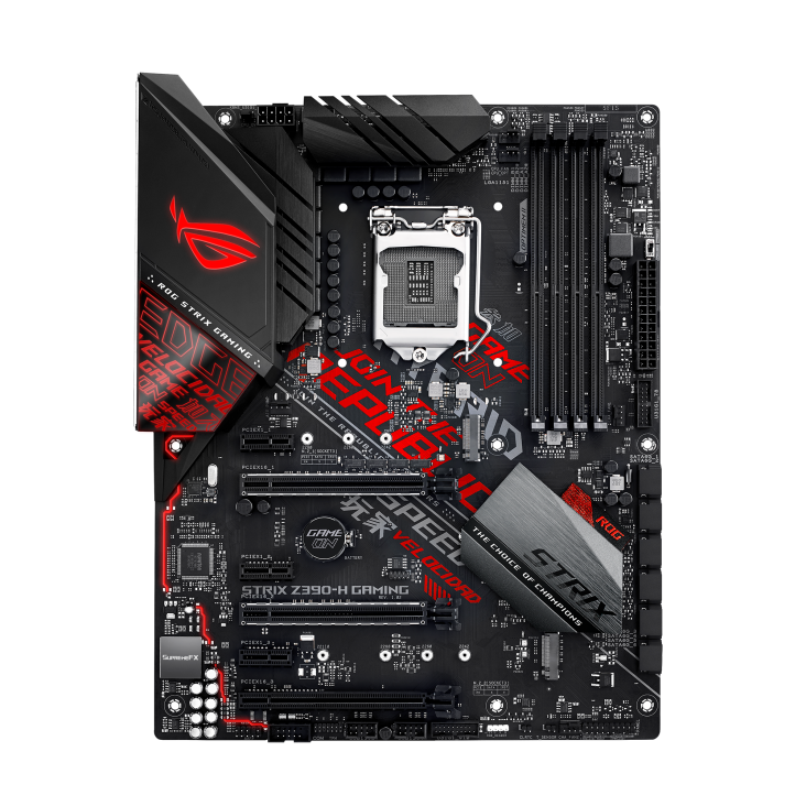 ROG STRIX Z390-H GAMING front view