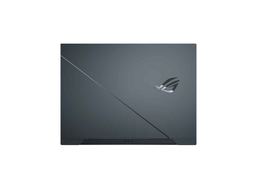 Top down view of the ROG Zephyrus Duo 15 with the lid closed.
