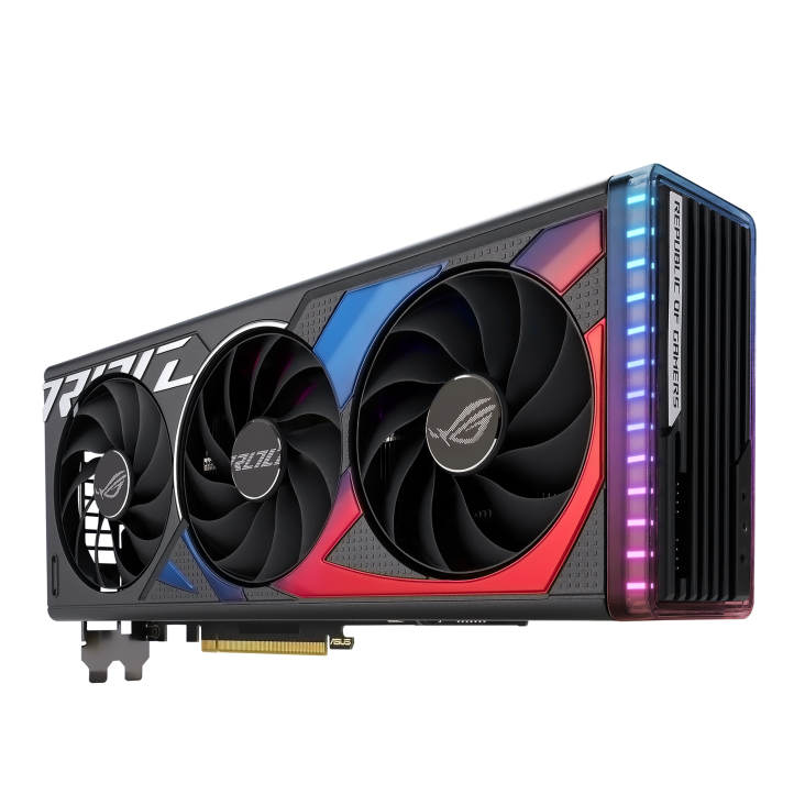 ROG STRIX GeForce RTX 4060 Angled forward view