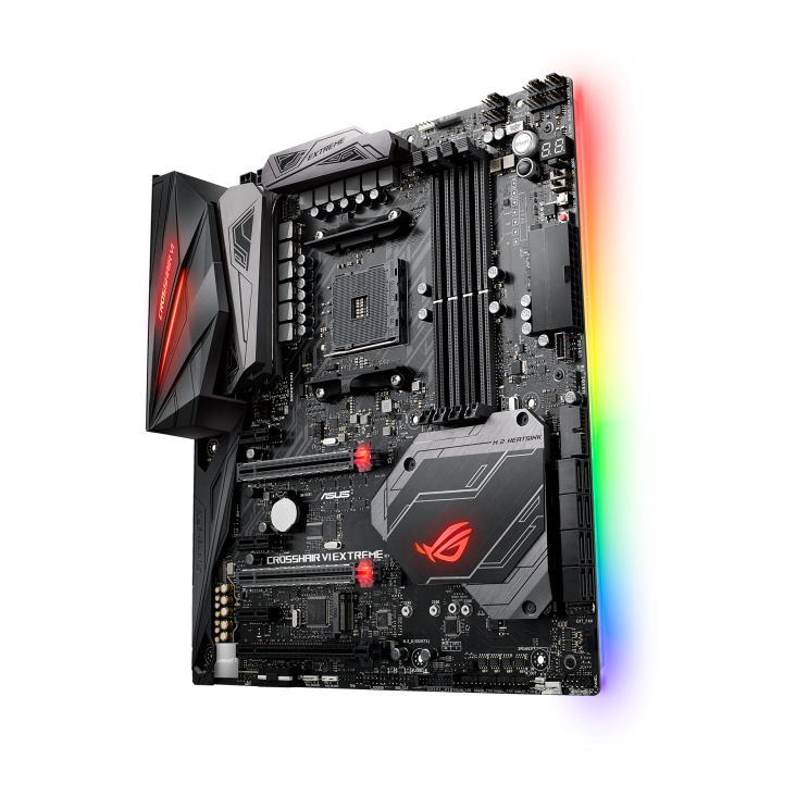 ROG CROSSHAIR VI EXTREME angled view from right