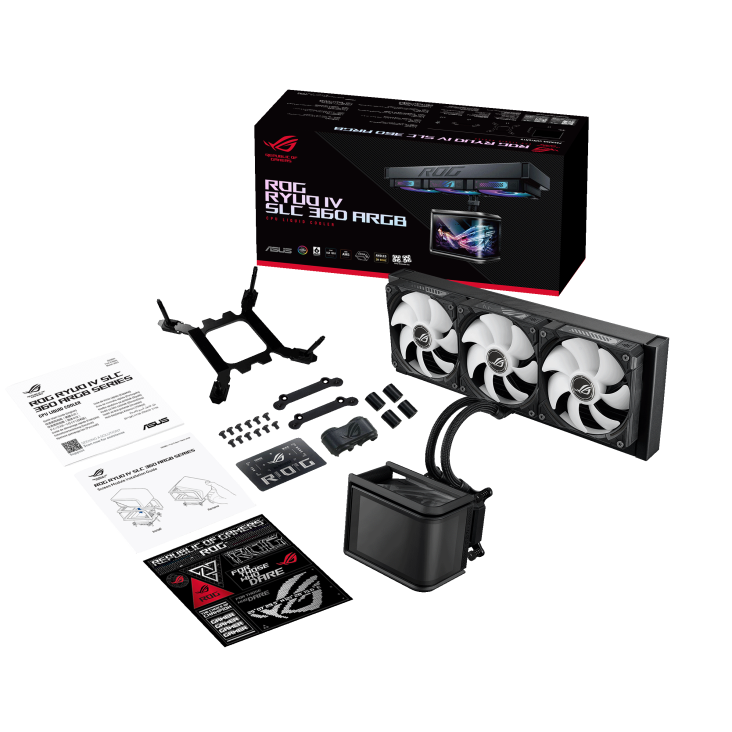 ROG Ryuo IV SLC 360 ARGB what's in the box