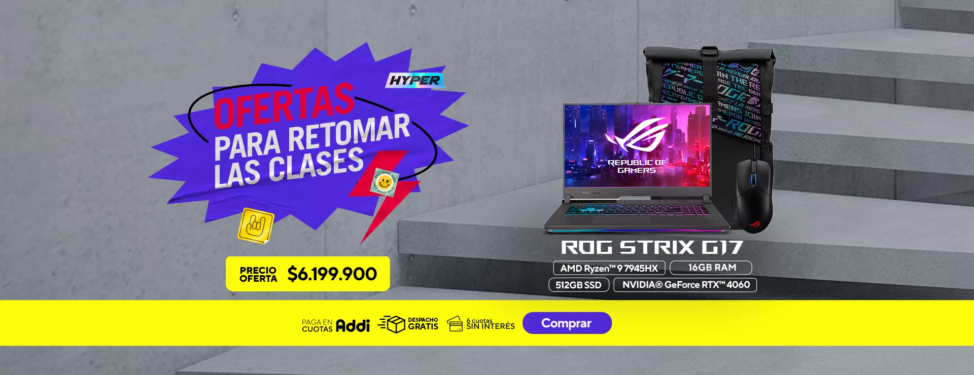 Back To School ROG colombia Strix G17