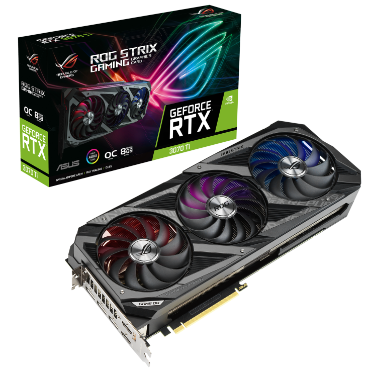 美品】 ASUS ROG-STRIX-RTX3070TI-O8G-GAMING-