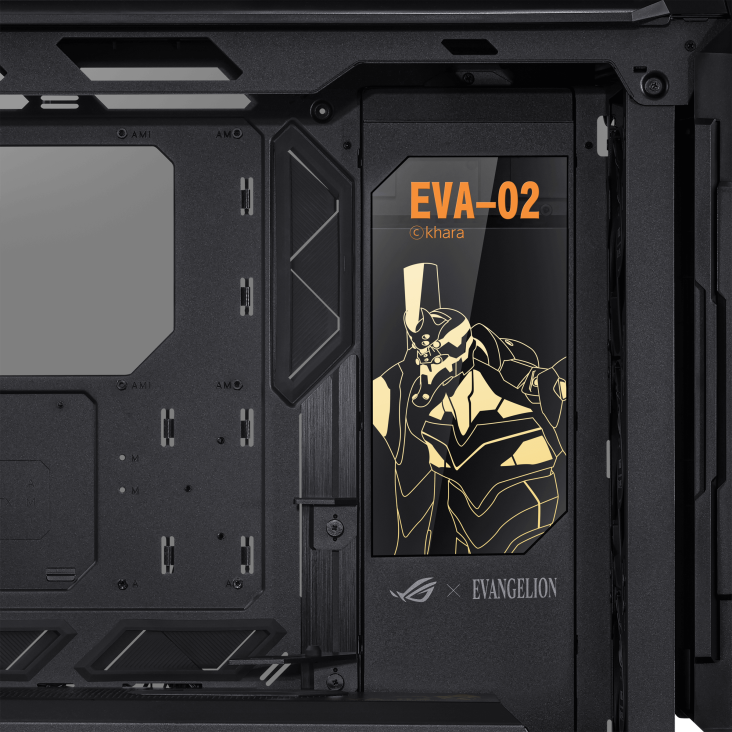 ROG Hyperion EVA 02 lighting panel with EVA-02 theme RGB lighting