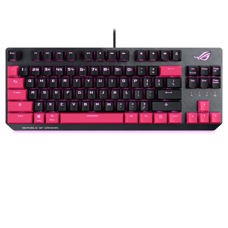 ROG Strix Scope TKL Electro Punk front view