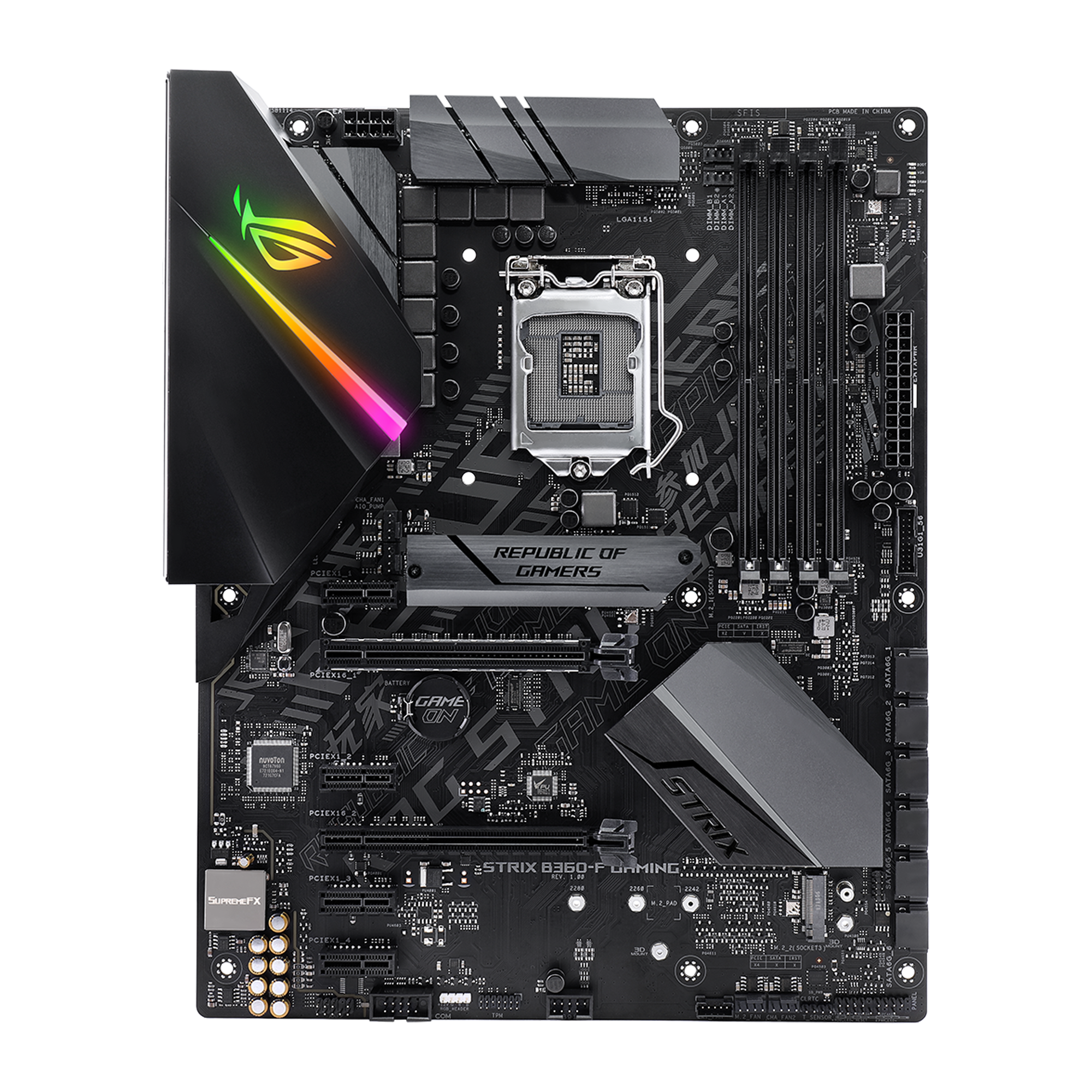 ROG STRIX B360-F GAMING | Motherboards | ROG Global