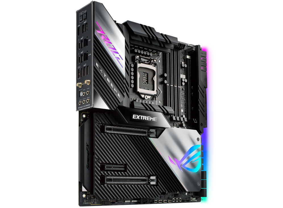 ROG Maximus XIII Extreme angled view from left
