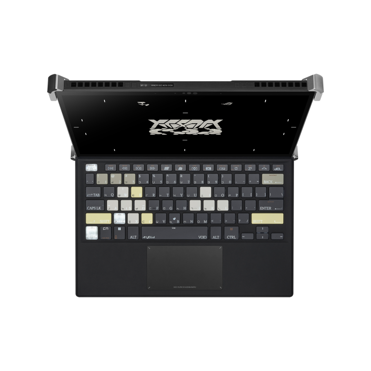 Top down shot of the Z13-ACRNM RMT02 with keyboard attached