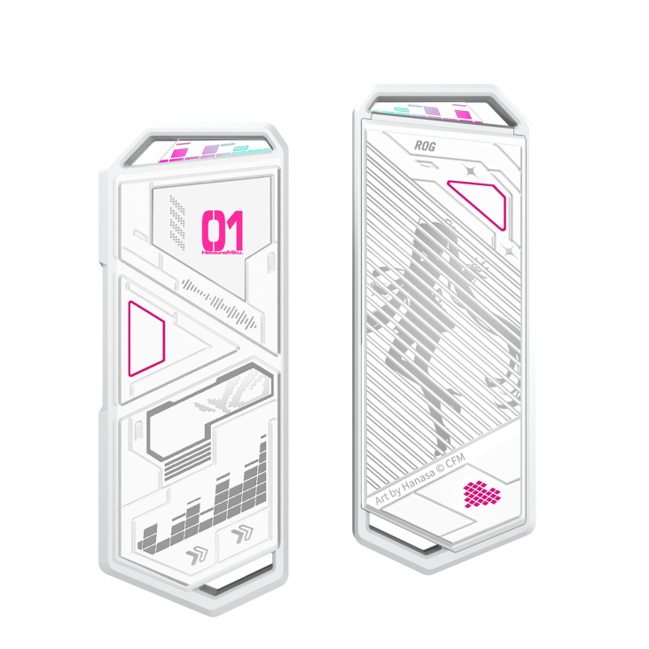 ROG Strix Arion Hatsune Miku Edition front and rear shot