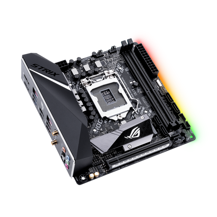 PCパーツAsus ROG STRIX H370-I GAMING マザーボード