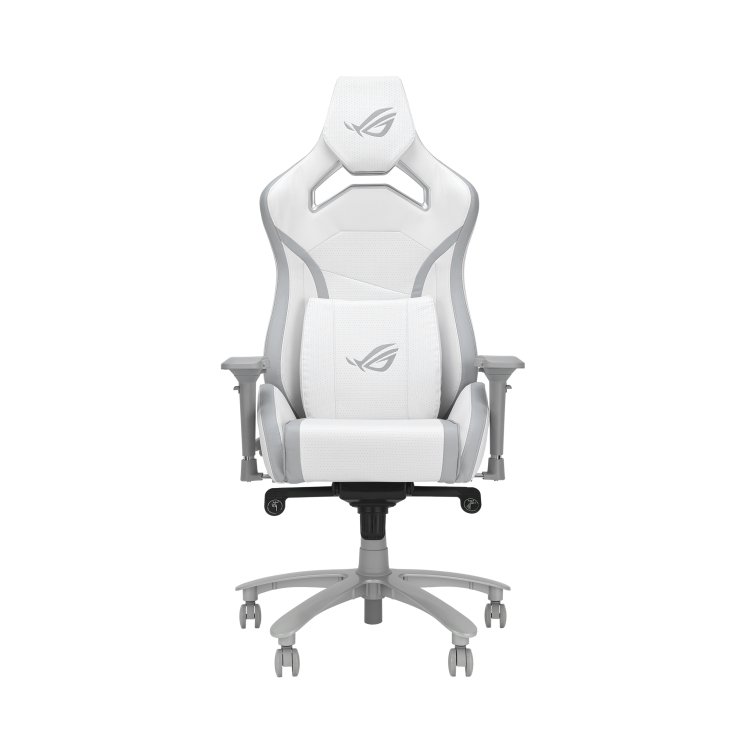 ROG Chariot X Core Gaming Chair_ front view in White