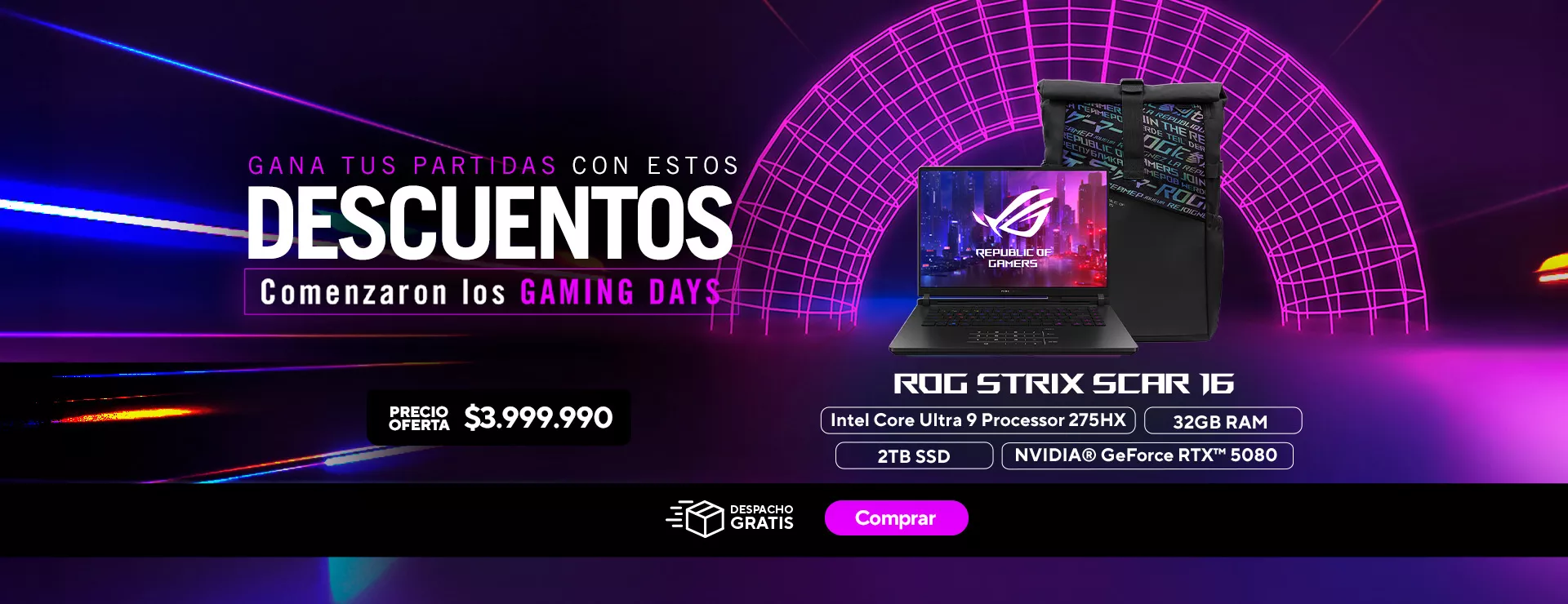 STRIX SCAR 18 GAMING DAYS