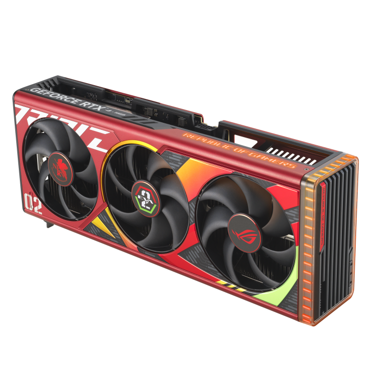 ROG Strix GeForce RTX 4090 EVA-02 graphics card special view3