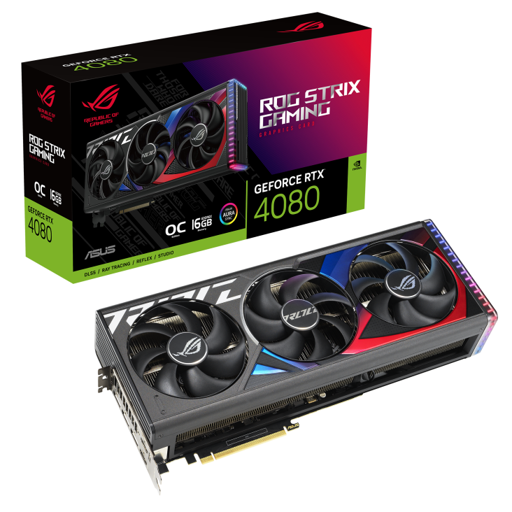 ROG Strix GeForce RTX® 4080 16GB GDDR6X OC Edition