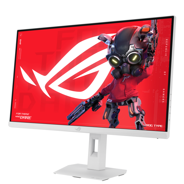 ROG Strix XG27ACMEG-W_Front view to the left