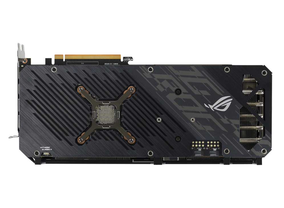 ROG Strix Radeon™ RX 6750 XT OC Edition graphics card, rear view