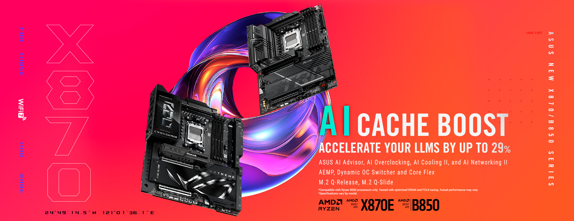 ASUS new X870/B850 Series