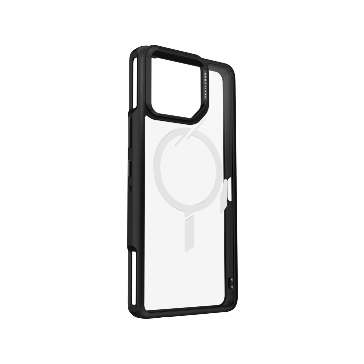 DEVILCASE Guardian – Mag angled view from back, tilting at 45 degrees