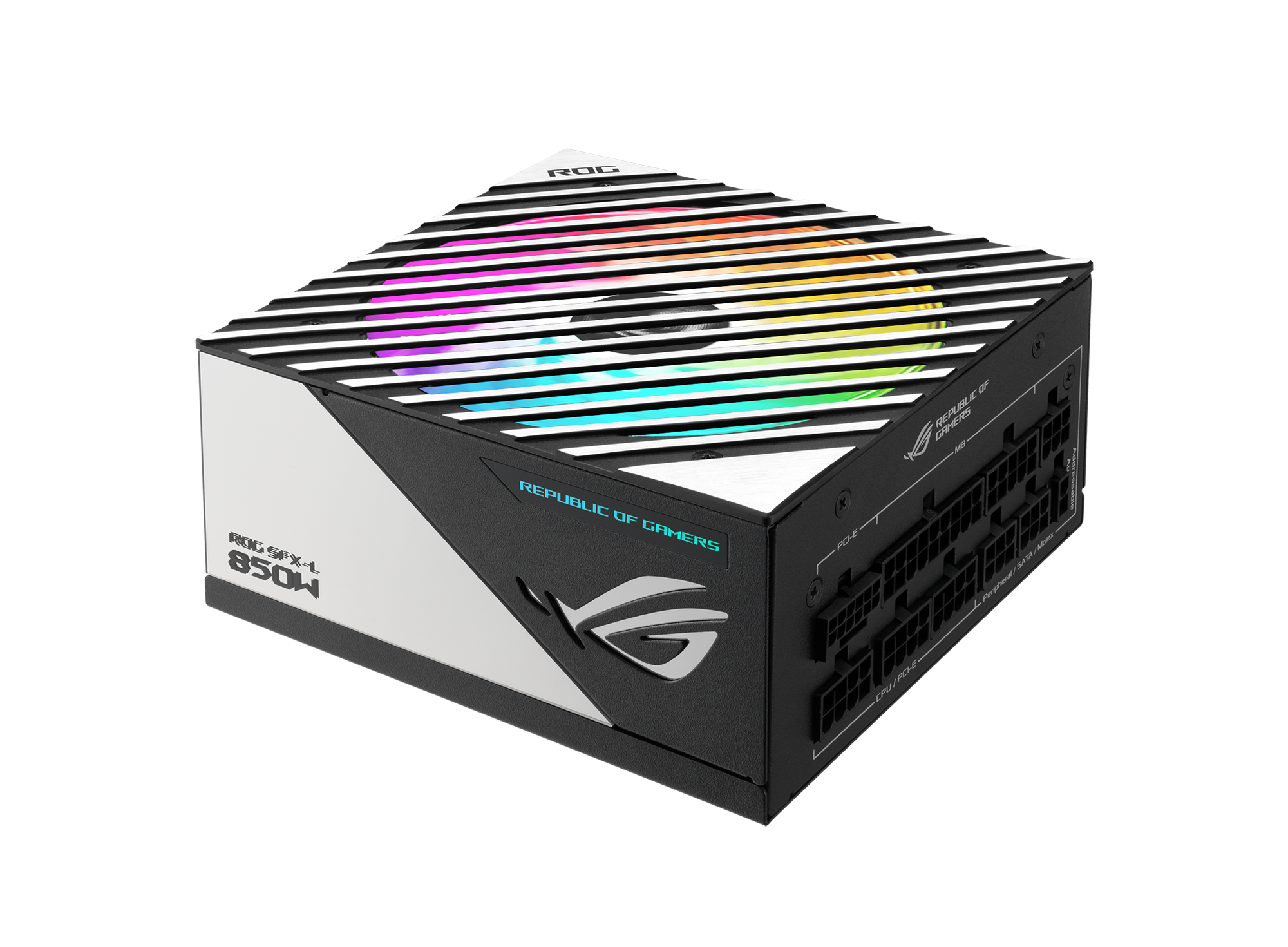  Power Supply 850W Fully Modular 80+ Gold Certified with RGB  Light Mode : Electronics