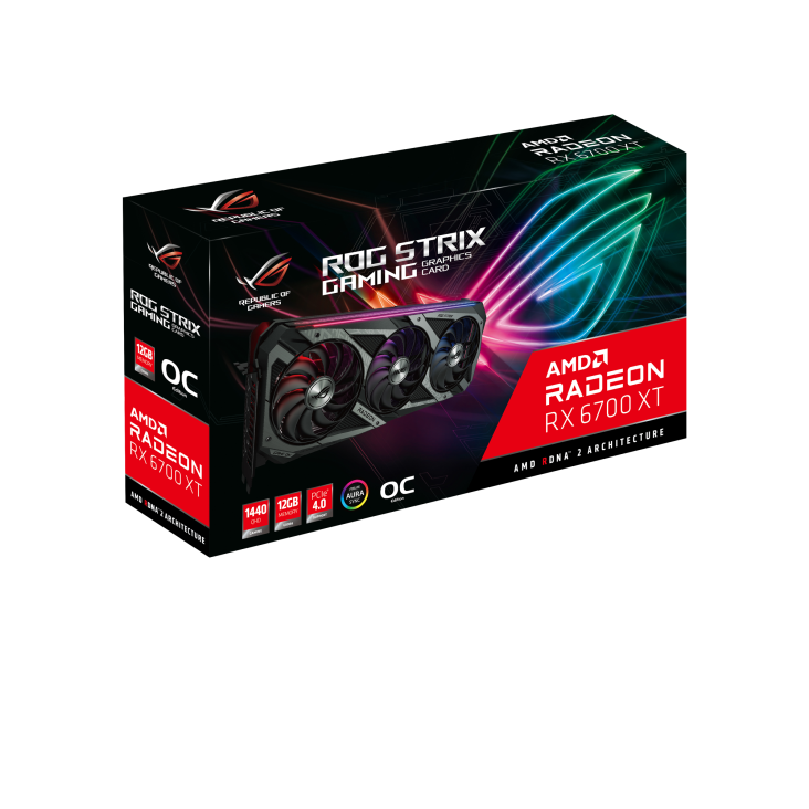 ROG Strix Radeon RX 6700 XT OC Edition 12GB GDDR6 | Graphics Card 