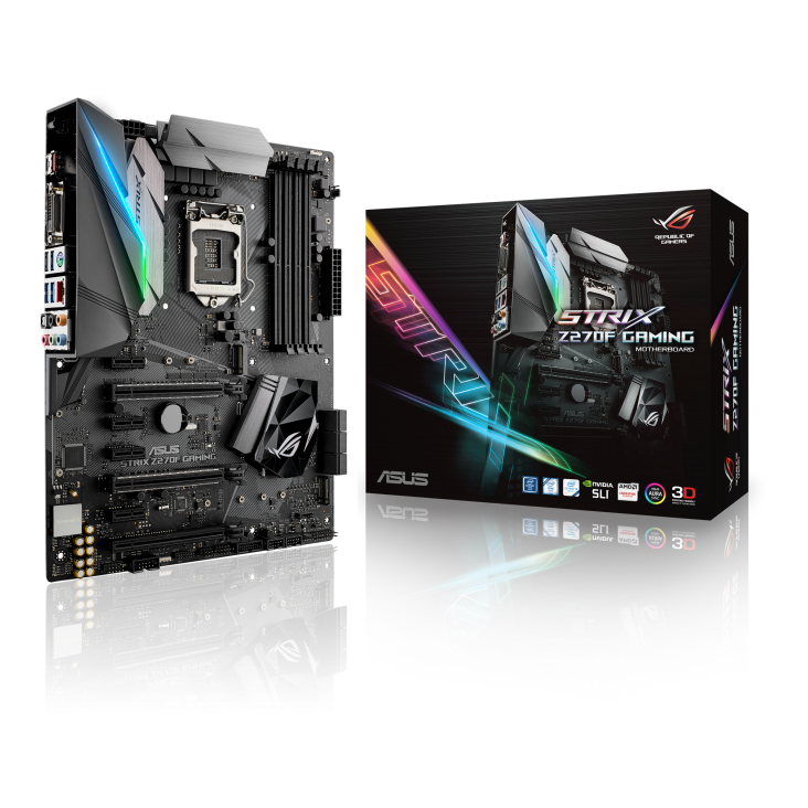 ROG STRIX Z270F GAMING with the box