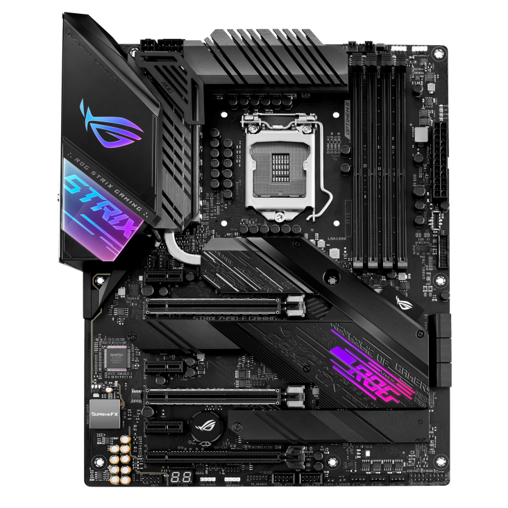 ROG STRIX Z490-E GAMING front view