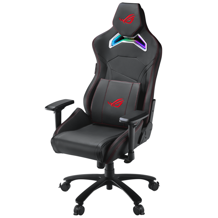 ROG Chariot Gaming Chair front angled view from left