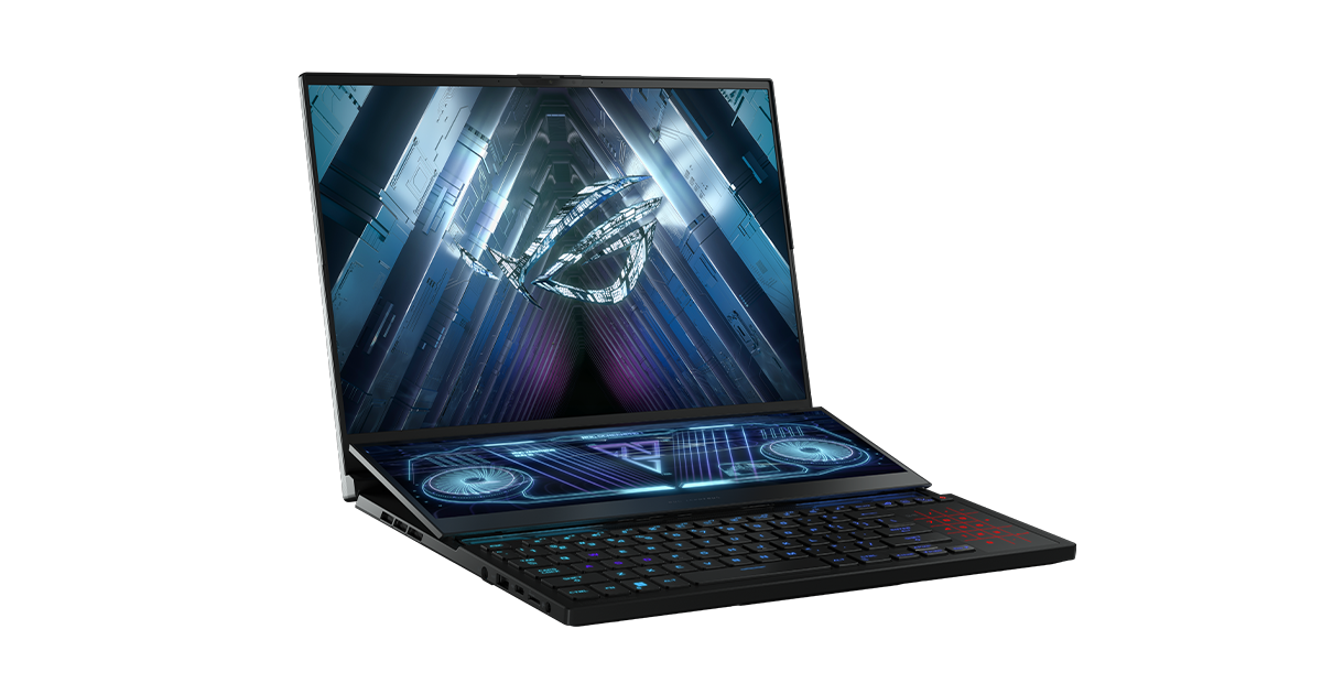 ROG Zephyrus Duo 16 – chiếc laptop gaming đẳng cấp với cấu hình mạnh mẽ, màn hình đỉnh cao và thiết kế đầy ấn tượng. Với tính năng độc đáo giúp nâng cao trải nghiệm chơi game và làm việc đa nhiệm, ROG Zephyrus Duo 16 sẽ là sự lựa chọn tuyệt vời cho các game thủ và những người đam mê công nghệ. Hãy cùng khám phá album ảnh này để hiểu rõ hơn về sản phẩm này.