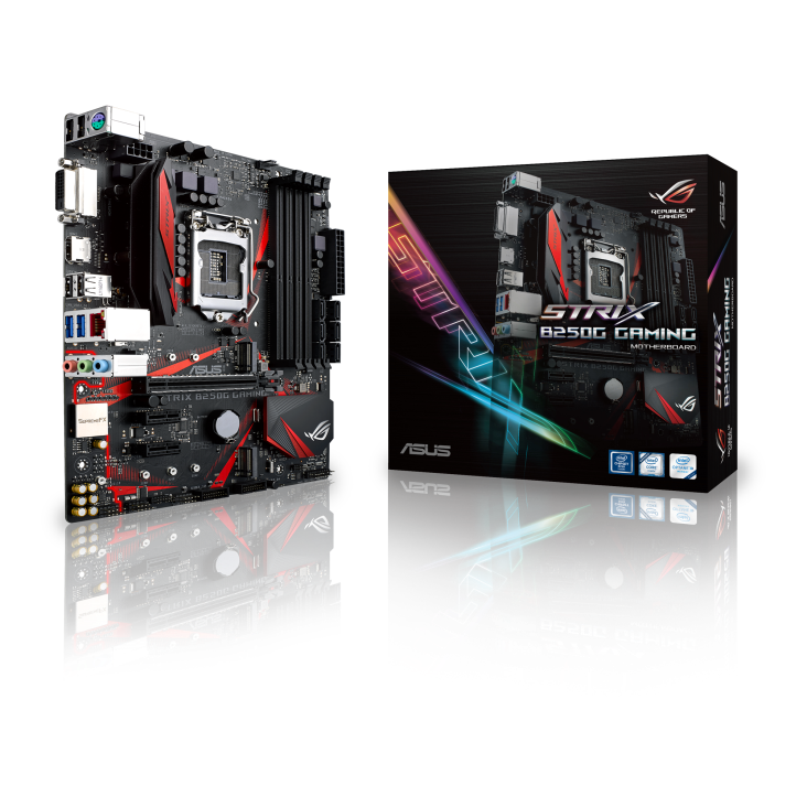 ROG STRIX B250G GAMING with the box