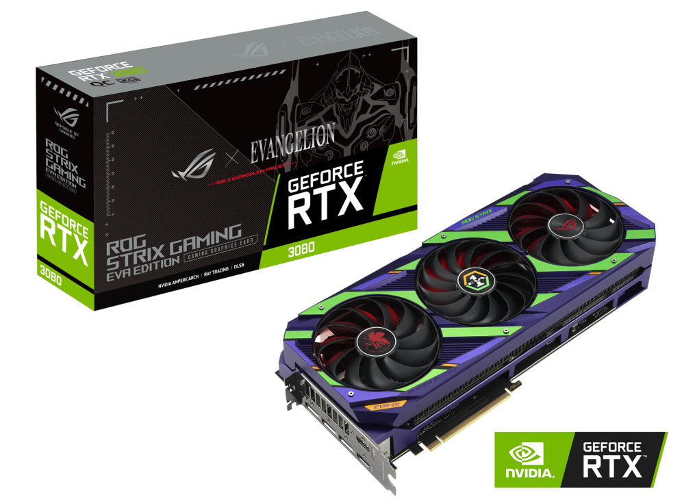 ROG Strix GeForce RTX™ 3080 12GB GDDR6X OC EVA Edition