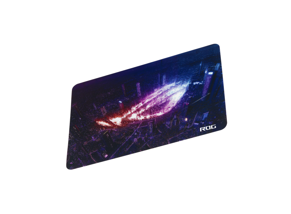 ROG Strix Slice Mousepad angled view from the side