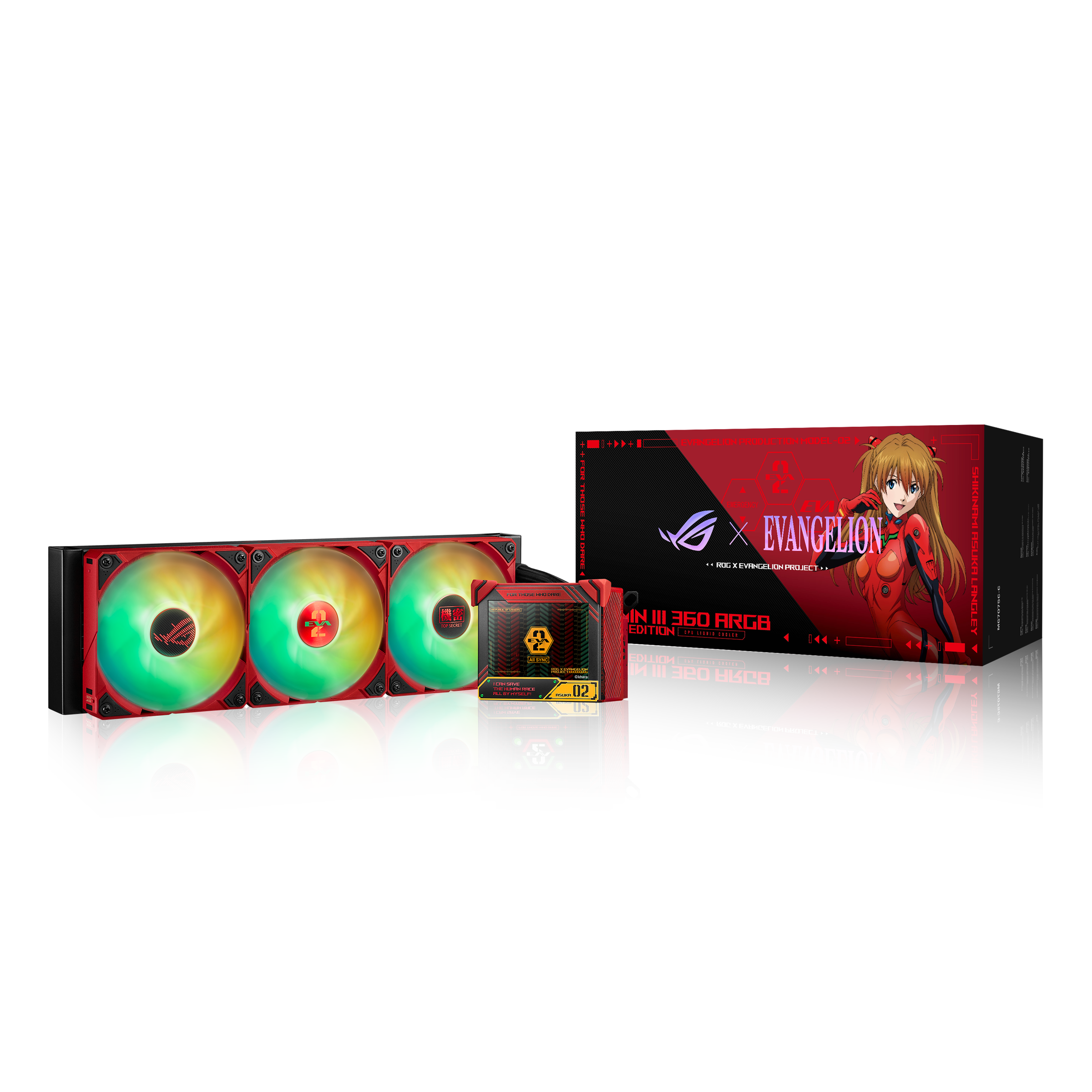 ROG RYUJIN III 360 ARGB EVA-02 EDITION | Gaming cpu-liquid
