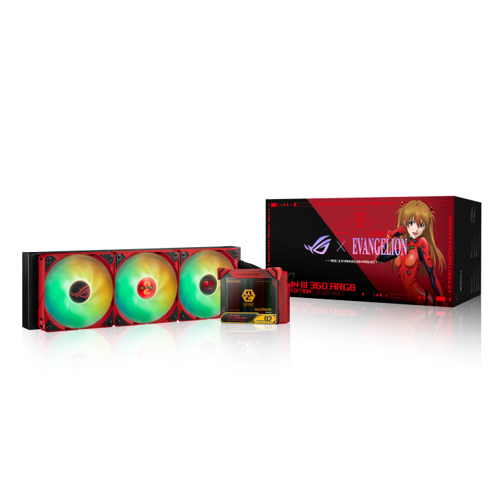 ROG RYUJIN III 360 ARGB EVA-02 EDITION | Gaming cpu-liquid