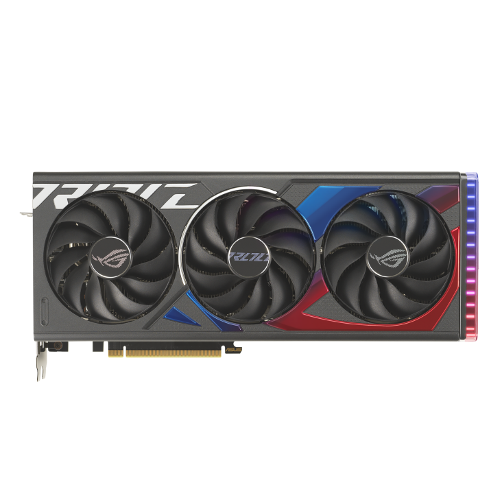 ROG Strix GeForce RTX 4060 Ti graphics card, front side