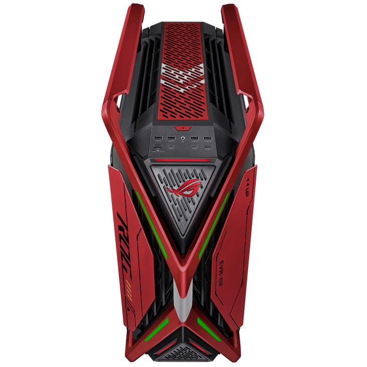 ROG Hyperion EVA 02 top down view with EVA pattern