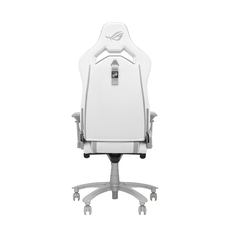 ROG Chariot X Core Gaming Chair_ back view in White