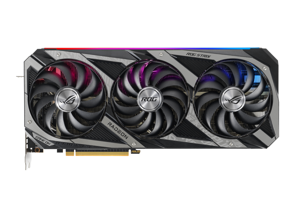 ROG Strix Radeon™ RX 6750 XT OC Edition graphics card, front side