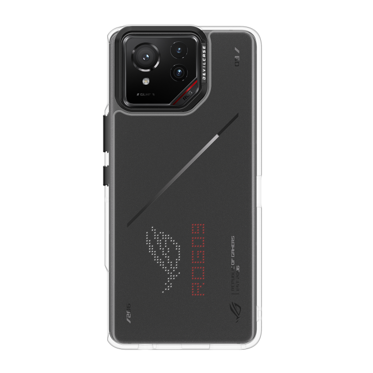 DEVILCASE Guardian Standard with a ROG Phone 9 Pro angled view from