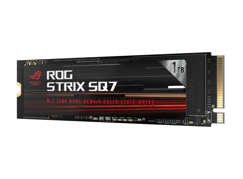 ROG Strix SQ7 Gen4 SSD 1TB front hero angle