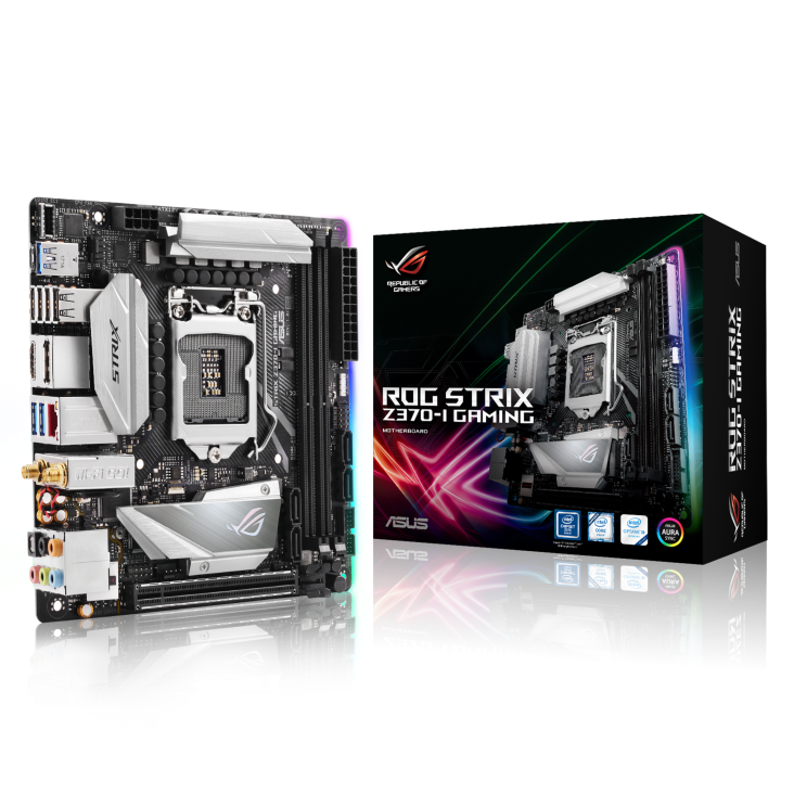 ROG STRIX Z370-I GAMING with the box