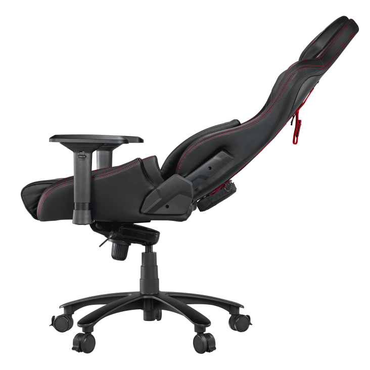 ROG Chariot Gaming Chair side view from left with back reclined at an angle