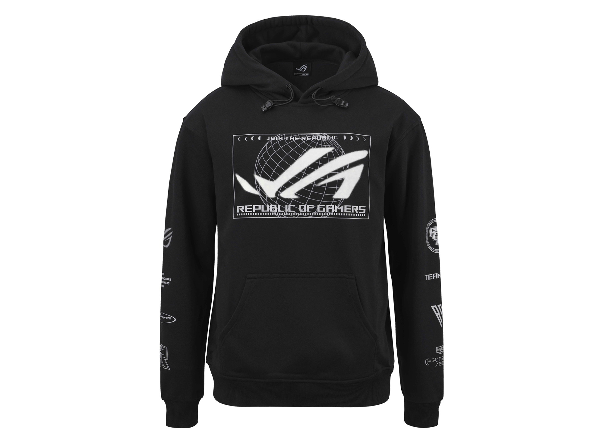 ROG Cosmic Lit Hoodie Gaming apparel bags gear ROG Republic