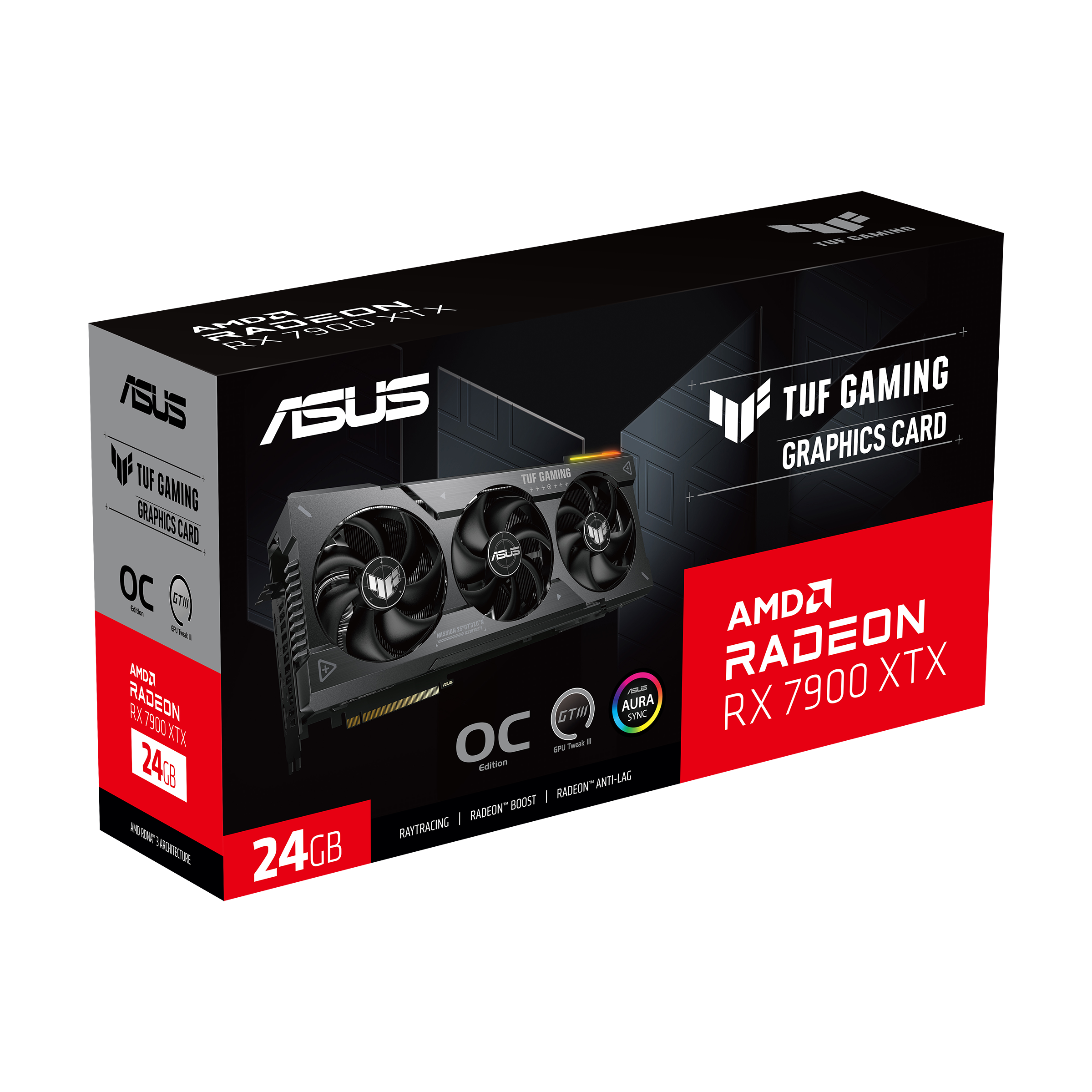 Asus TUF RX 7900XT OC 24GB GDDR6 Graphic Card Silver